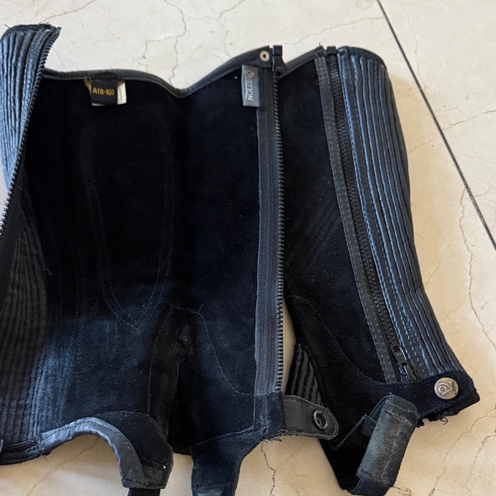 Black Riding Half Chaps - Picture 5 of 5